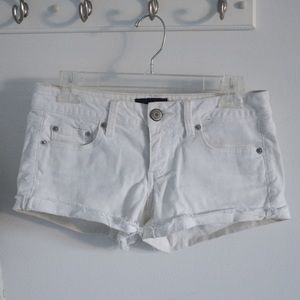 White AE Corduroy Shorts
